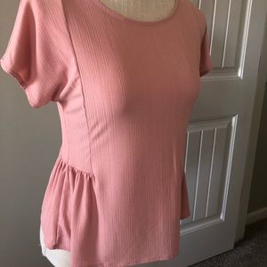 XS Banana Republic Peplum short sleeve shirt